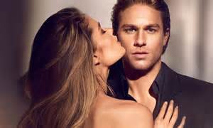 Naked Doutzen Kroes Cosies Up To Charlie Hunnam In New Calvin Klein Ad Daily Mail Online