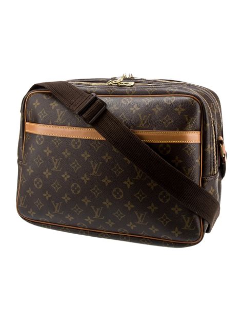 Louis Vuitton Monogram Reporter GM Brown Messenger Bags Bags