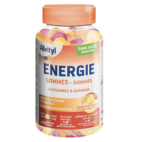 Alvityl Energie 8 Vitamins And Guarana Orange Lemon Raspberry Flavor