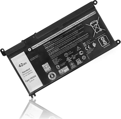 GDORUN 42Wh YRDD6 Batteria Per Dell Inspiron 5481 5482 5485 5491 5591