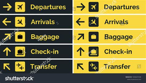 361367 Airport Signs Images Stock Photos And Vectors Shutterstock