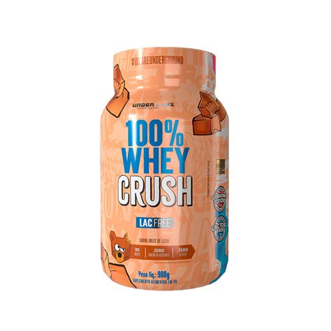 100 WHEY CRUSH 0 Lactose 900g Under Labz Loja Pro Fitness