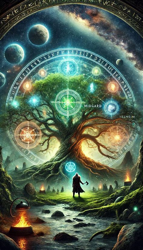 discover  wonders  yggdrasil norse mythology yggdrasil tree