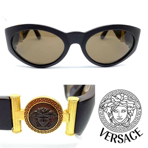 Rare Gianni Versace Mod 617 B Col 915 Vintage Sunglasses Rihanna