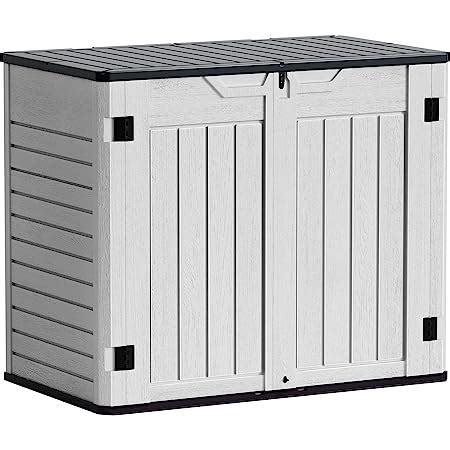 Amazon Greesum Outdoor Horizontal Resin Storage Sheds 34 Cu Ft