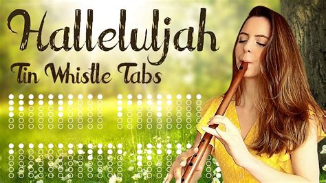 Learn To Play Hallelujah Tin Whistle Tabs For Beginners Youtube