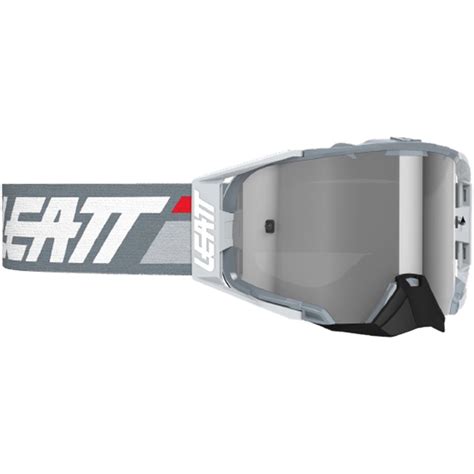 Leatt Velocity Iriz Forge Motocross Mask Silver