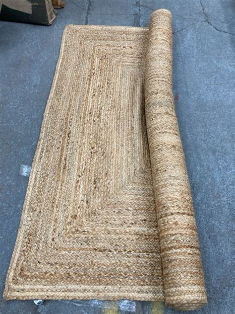 John Pye Auctions La Redoute Aftas Rectangular Jute Rug In Natural