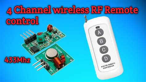 Channel Wireless Rf Remote Control Transceiver Module Mhz Rf