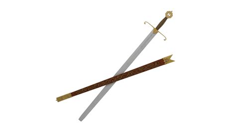 Curtana Sword 3D Model - TurboSquid 1810590