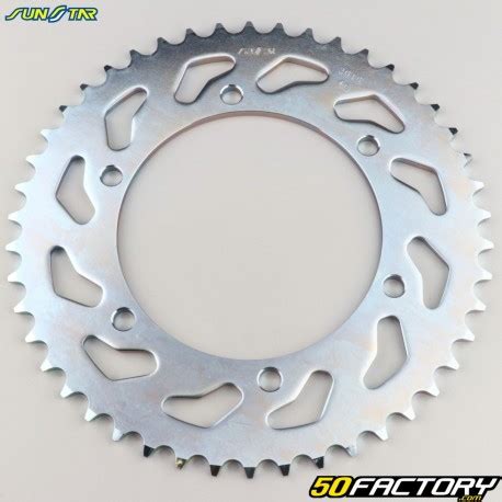 Couronne 46 dents acier 520 Honda XR 600 R Sunstar grise Pièce moto