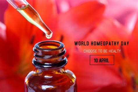 World Homeopathy Day Template Postermywall