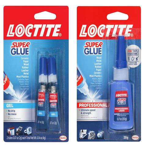 Shop Loctite Gel 2 Pack Super Glue 1 Bottle With Professional Liquid