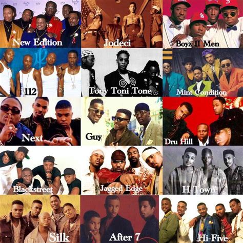 Who Were Your Favorite Male R And B Groups Rrnb