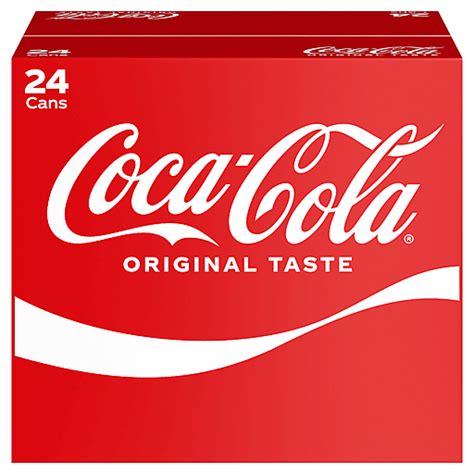 Coca-Cola Soda Soft Drink, 12 fl oz, 24 Pack | Cola | Hugo's Family ...