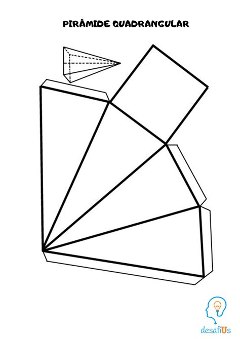 SÓLIDOS GEOMÉTRICOS Planificações para imprimir desafiUs pt