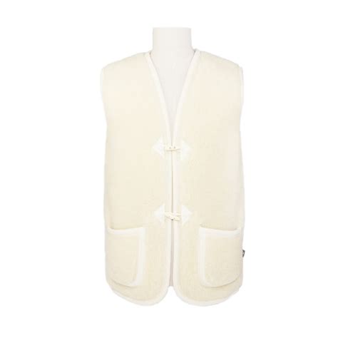 Gilet Laine Enfant Adulte Fourrure Agneau Mouton Toscane Dt