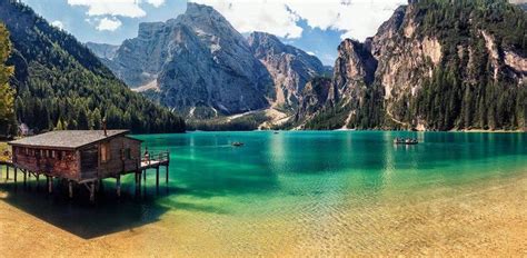 Pragser Wildsee Lake Prags Dolomites In South Tyrol Italy Cool