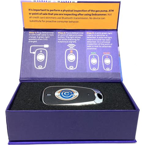 Descammer Credit Card Skimmer Portable Detector Dd1100