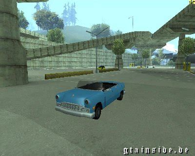 Gta San Andreas Cabbie Cabrio Civil Mod Gtainside