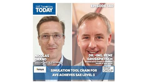 Emmanuel Follin On Linkedin Av Tool Chain Achieves Sae Level 3 Sae