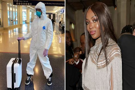 Naomi Campbell Takes Safety To The Next Level With Full Hazmat Suit And