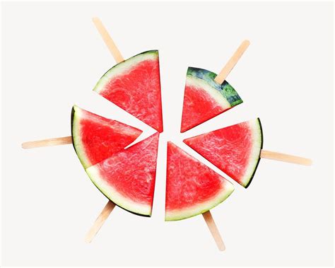 Watermelon Sticks Isolated Design Premium Photo Rawpixel