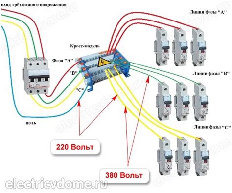 Как подключить электричество 220 вольт к 380 вольт пошаговая инструкция