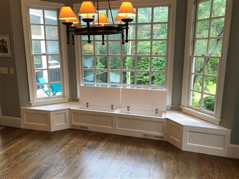 Banquette Bench For A Bay Window Kitchen Seating Shaped Bench