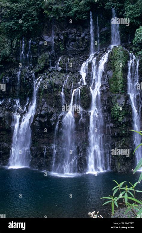 Grande Schlucht Wasserfälle bei Grand Galet Langevin Tal Insel La