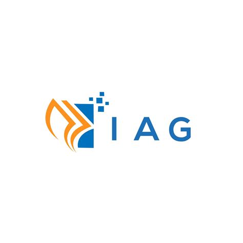 IAG credit repair accounting logo design on white background. IAG ...