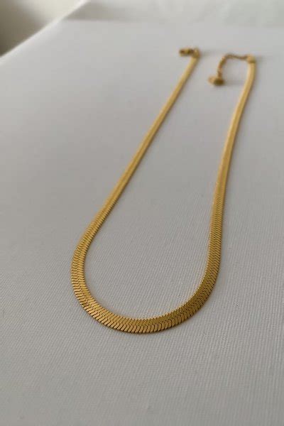 Gold Çelik İtalyan Zincir Kolye 45 Cm İpekŞekerciler