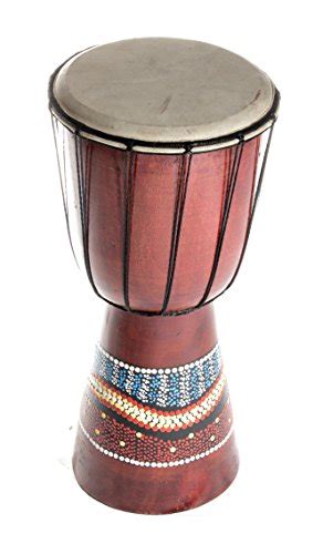 Cm Djembe Bunt Bemalt Trommel Drum Handarbeit Klangspiel Therapie Info