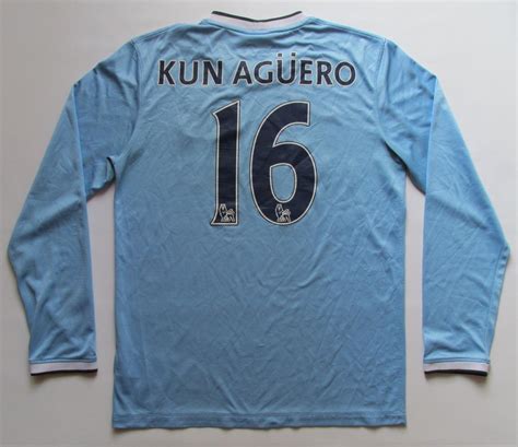 Manchester City Home Football Shirt Sponsored By Etihad