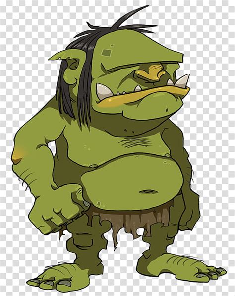 Zork Ogre Green Ogre Illustration Transparent Background Png Clipart