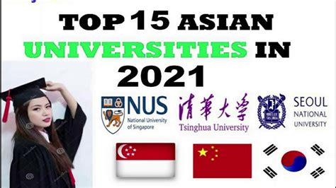 Top 15 Asian Universities In 2021 Qs World Ranking Youtube