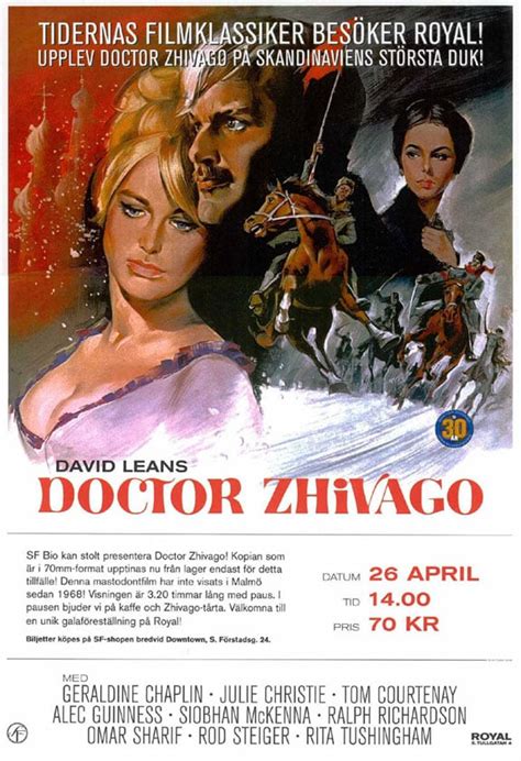 Doctor Zhivago (1965) Poster #2 - Trailer Addict