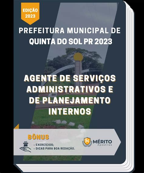 Apostila Agente de Serviços Administrativos e de Planejamento Internos