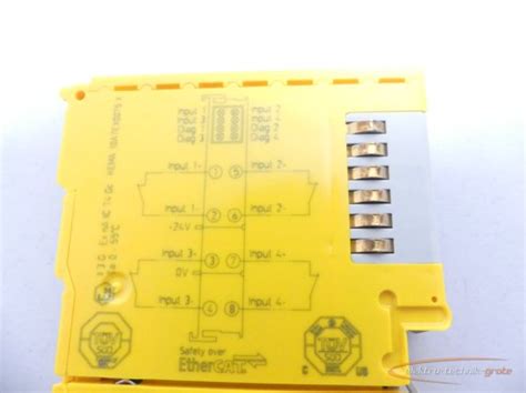 Beckhoff El Ethercat Terminal Channel Digital Input V Dc In