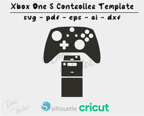 Xbox Series S Controller Skin Template SVG AI DXF Corel, 57% OFF