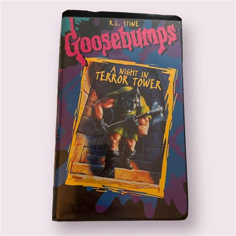 Goosebumps A Night In Terror Tower Vhs R L Stine Clamshell