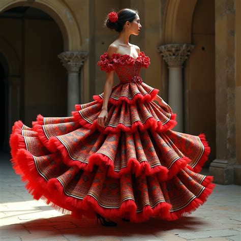 Spanish Inspired Ball Gown Stable Diffusion Online