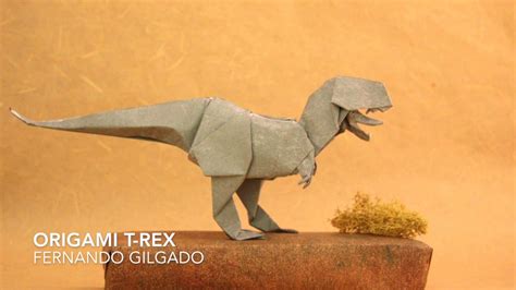 Origami T Rex By Fernando Gilgado Tutorial Youtube