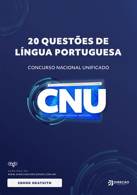 Ebook Concurso Unificado 20 Questões De Língua Portuguesa