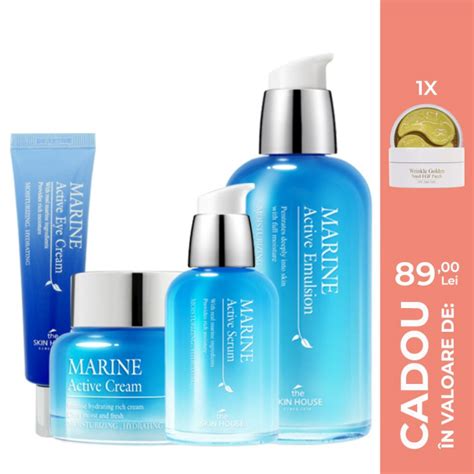 Cosmetice Coreene Set Hidratant în 4 Pași The Skin House Marine Active