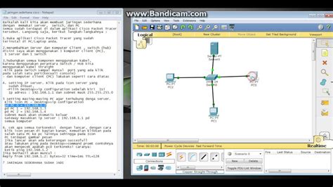 Cara Simulasi Atau Membuat Jaringan Menggunakan Cisco Packet Tracer