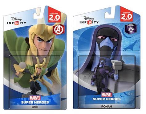 Disney Infinity Marvel Series Loki Ronan Figures Not Machine