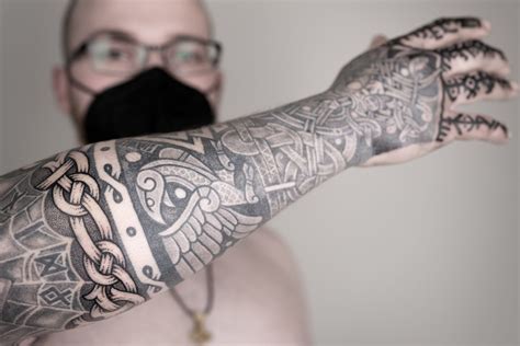 Viking Sleeve - Nordic ornament - Pradd Tattoo