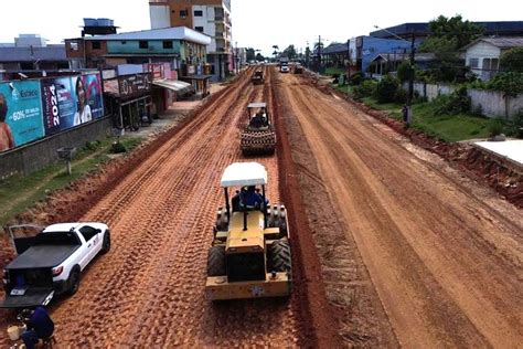 Obras de duplicação avançam na avenida 6 de Maio em Ji Paraná ações