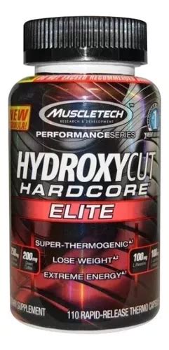 Muscletech Quemador Hydroxycut Hardcore Elite X 100 Caps Envío gratis